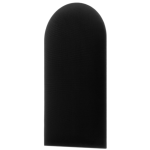 Polsterte Blende, schwarz, 30 cm